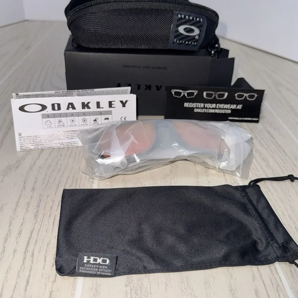 Oakley Holbrook 009244 Polarized Sunglasses Men Black Frame Prizm Orange Lens